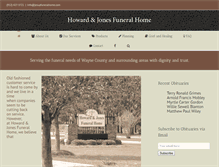 Tablet Screenshot of jesupfuneralhome.com